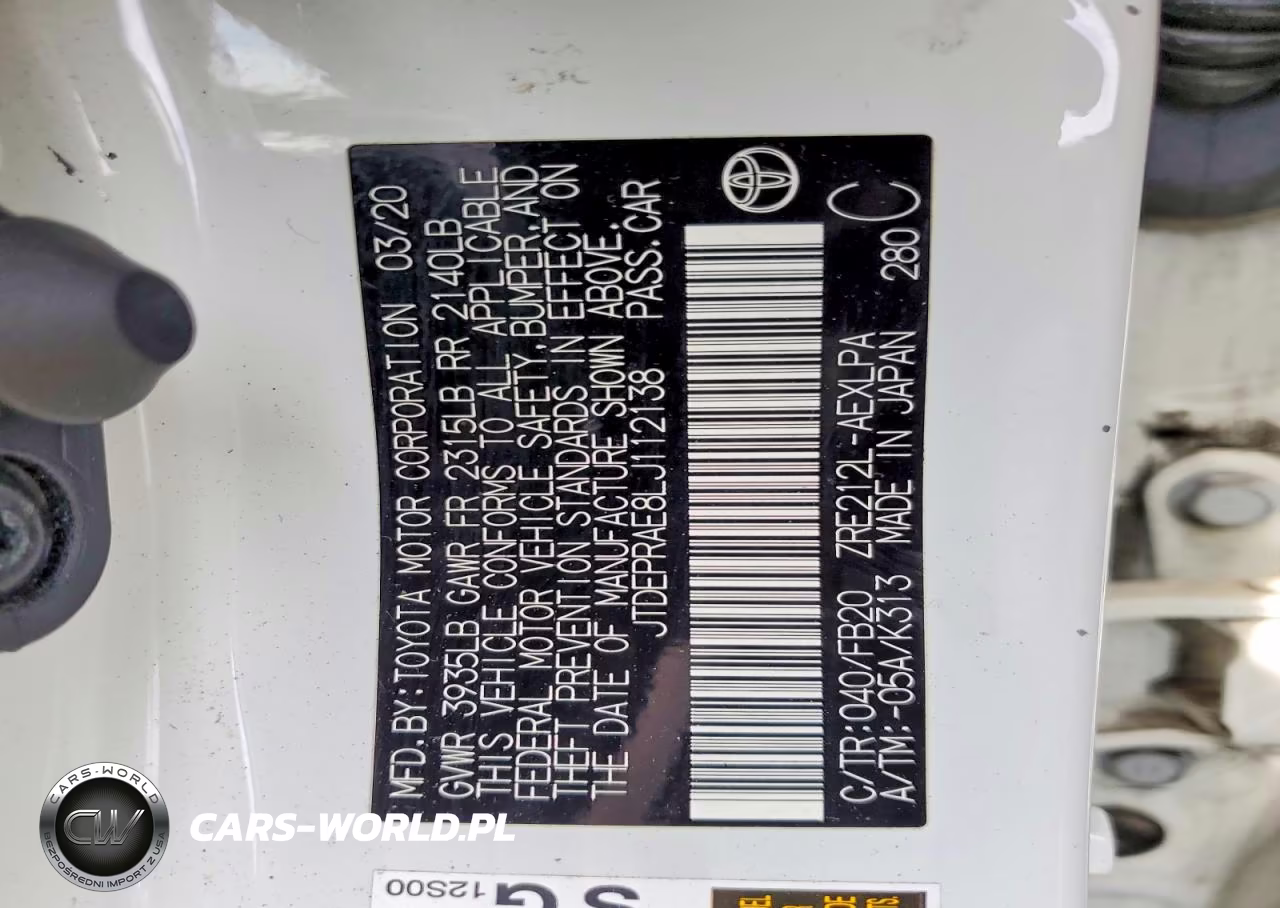 2020 Toyota Corolla Le VIN:JTDEPRAE8LJ112138 - 12