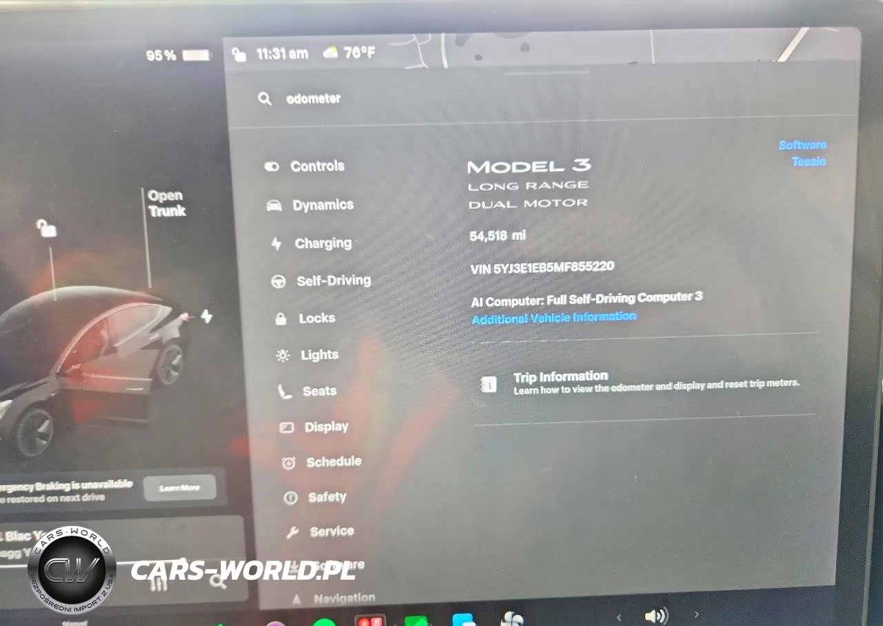 2021 Tesla Model 3 VIN:5YJ3E1EB5MF855220 - 9