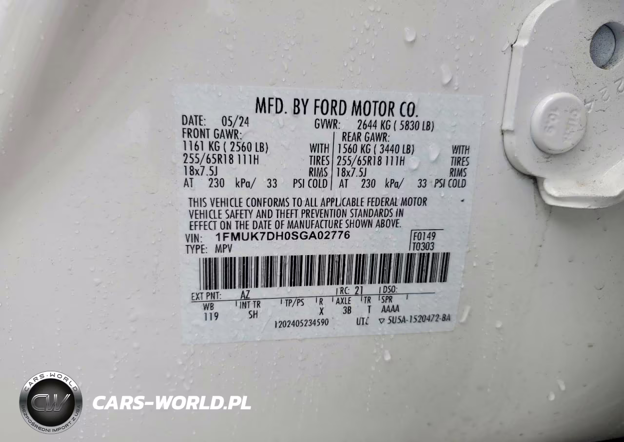 2025 Ford Explorer Active VIN:1FMUK7DH0SGA02776 - 13