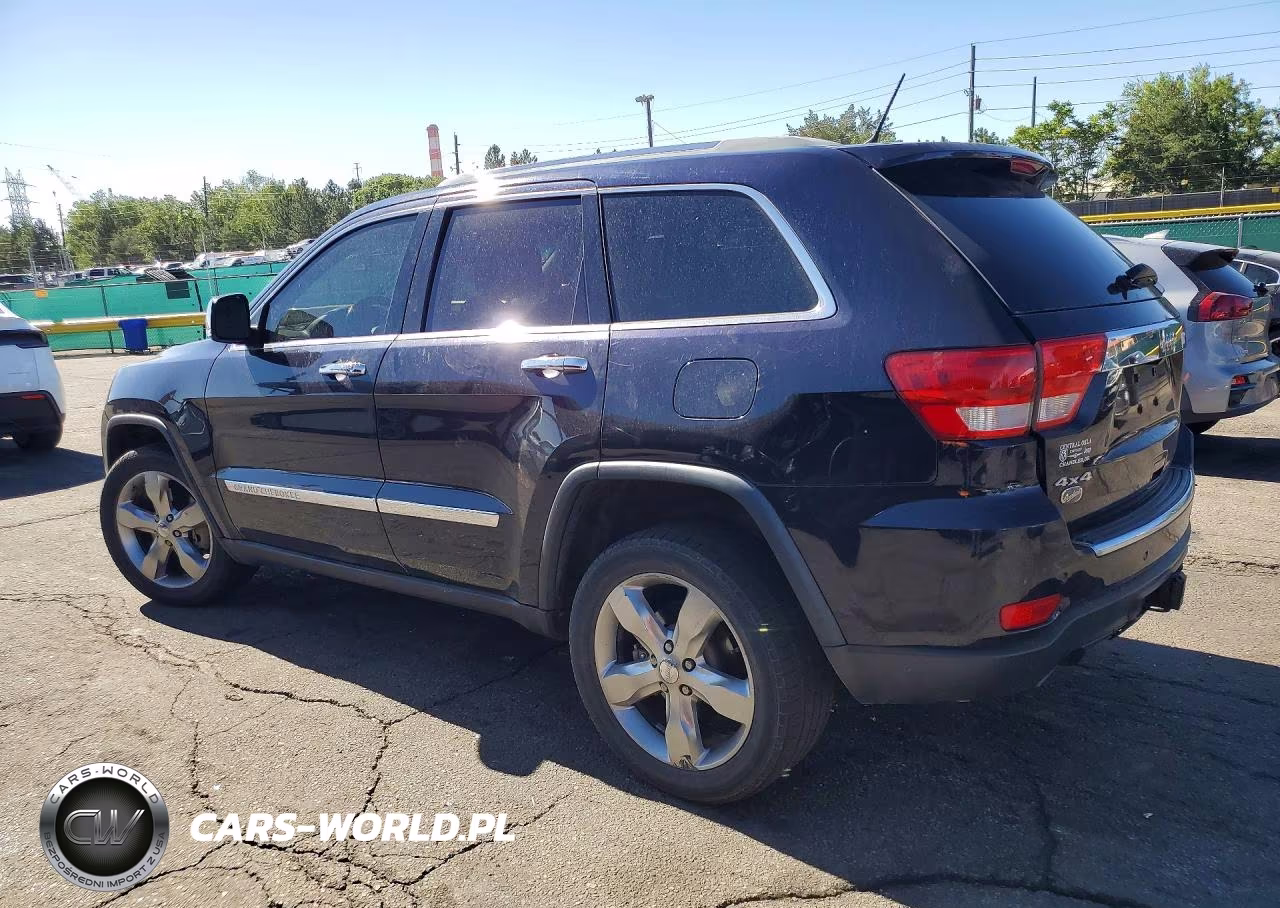 2011 Jeep Grand Cherokee Overland VIN:1J4RR6GT0BC620116 - 2
