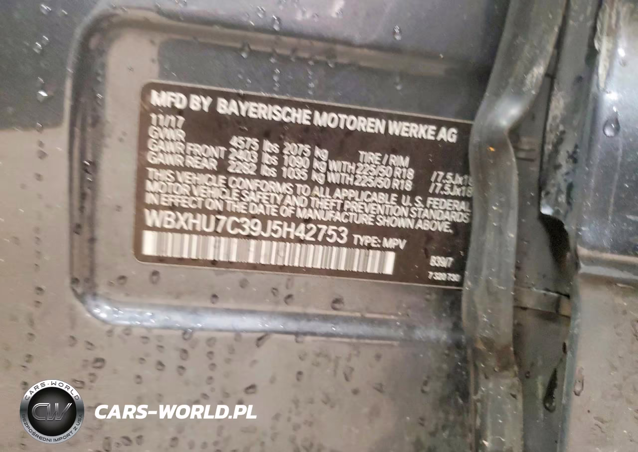 2018 BMW X1 Sdrive28I VIN:WBXHU7C39J5H42753 - 13