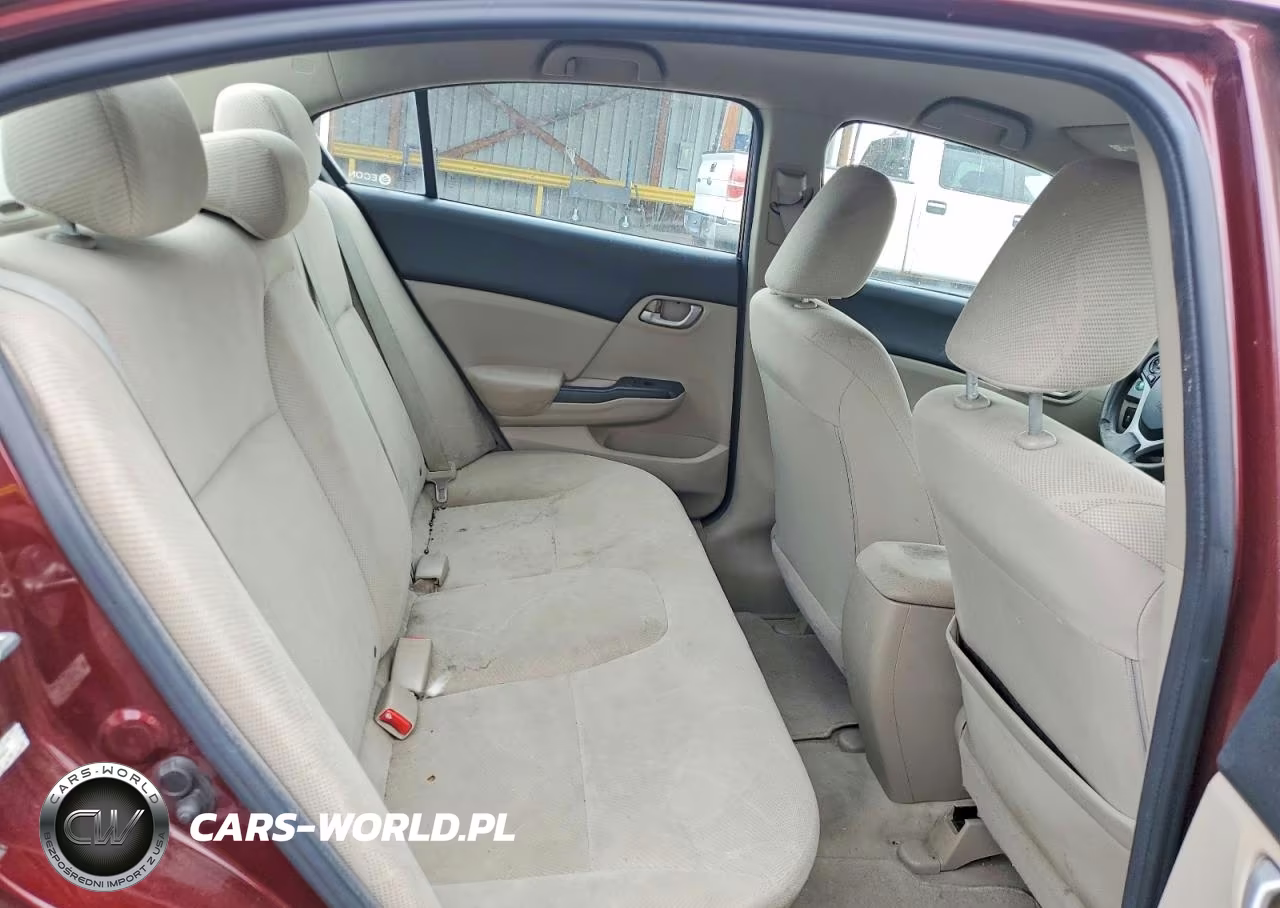2012 Honda Civic Lx VIN:2HGFB2F57CH596213 - 10