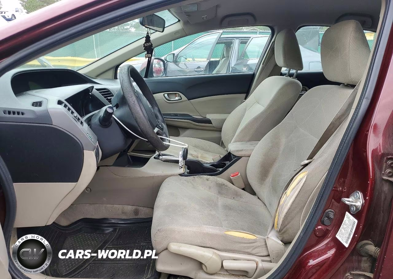 2012 Honda Civic Lx VIN:2HGFB2F57CH596213 - 7