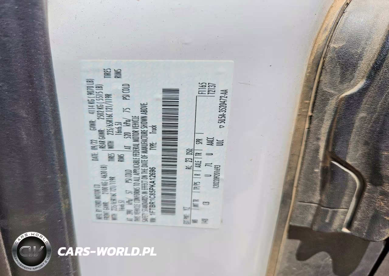 2023 Ford Transit T-250 VIN:1FTBR1C85PKA12696 - 13