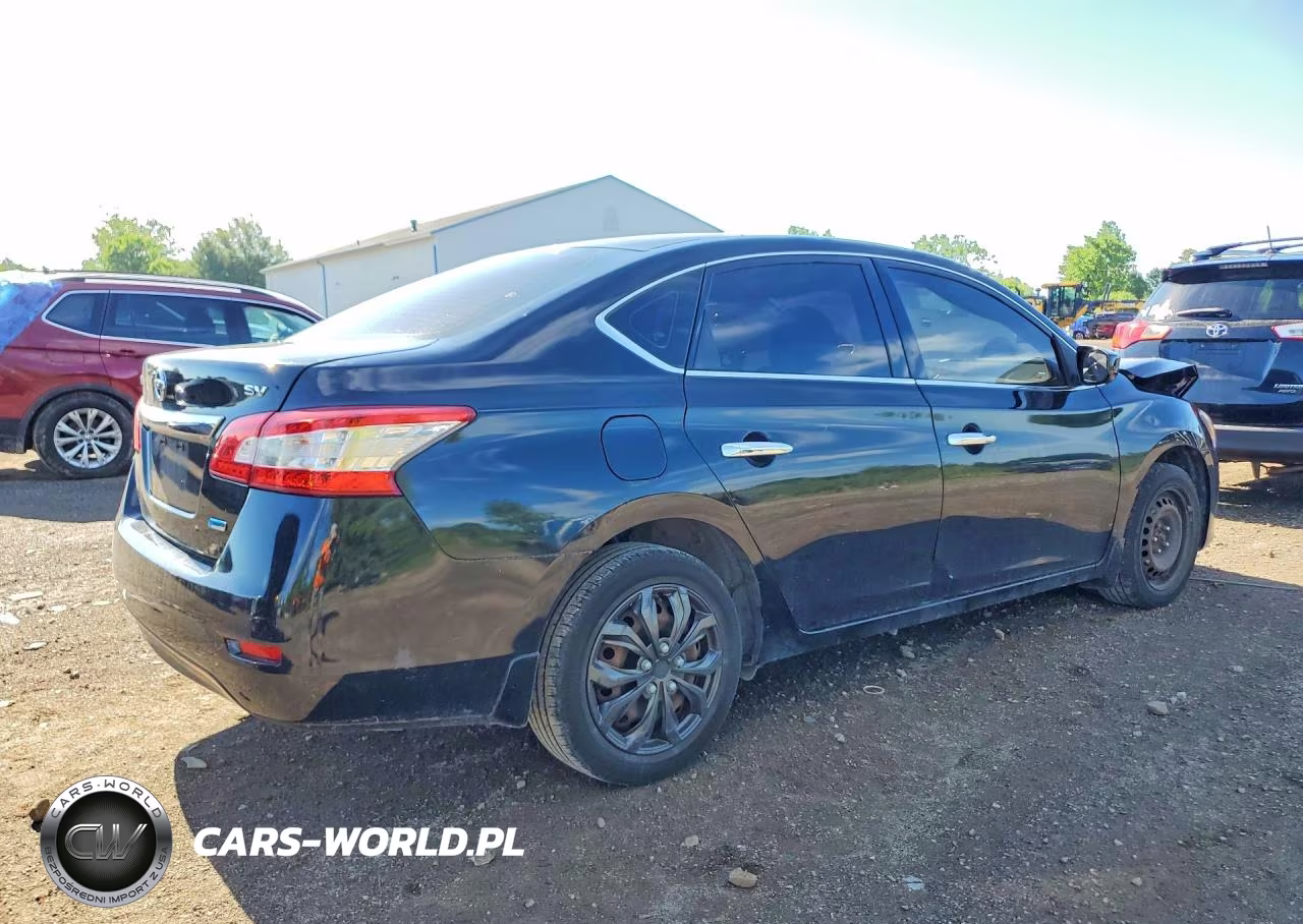 2014 Nissan Sentra Sv VIN:3N1AB7AP6EL674122 - 3