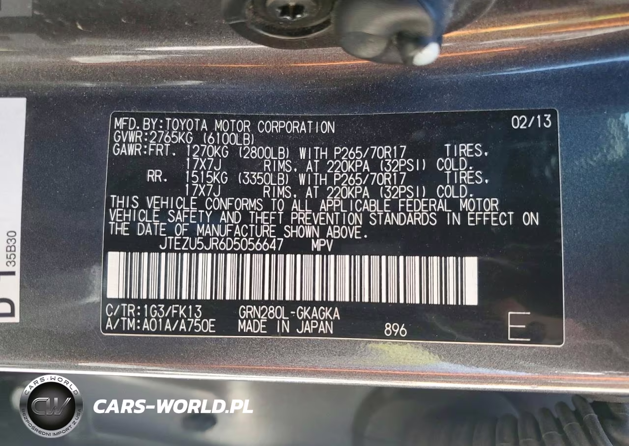 2013 Toyota 4Runner Sr5 VIN:JTEZU5JR6D5056647 - 13