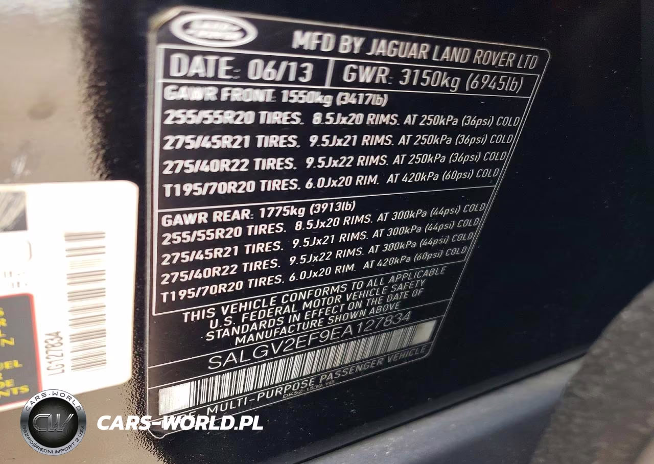 2014 Land Rover Range Rover Autobiography VIN:SALGV2EF9EA127834 - 12