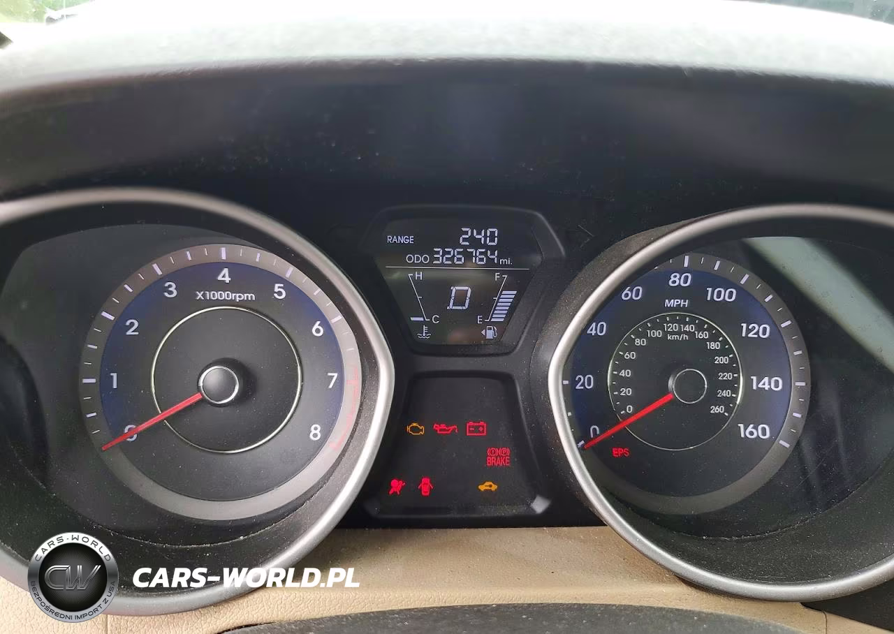 2013 Hyundai Elantra Limited VIN:KMHDH4AE8DU630709 - 9
