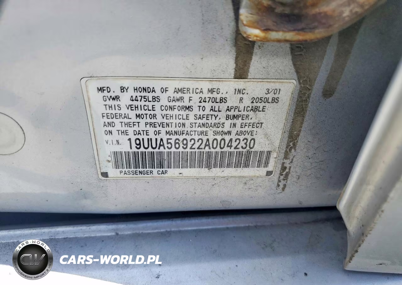 2002 Acura Tl VIN:19UUA56922A004230 - 12
