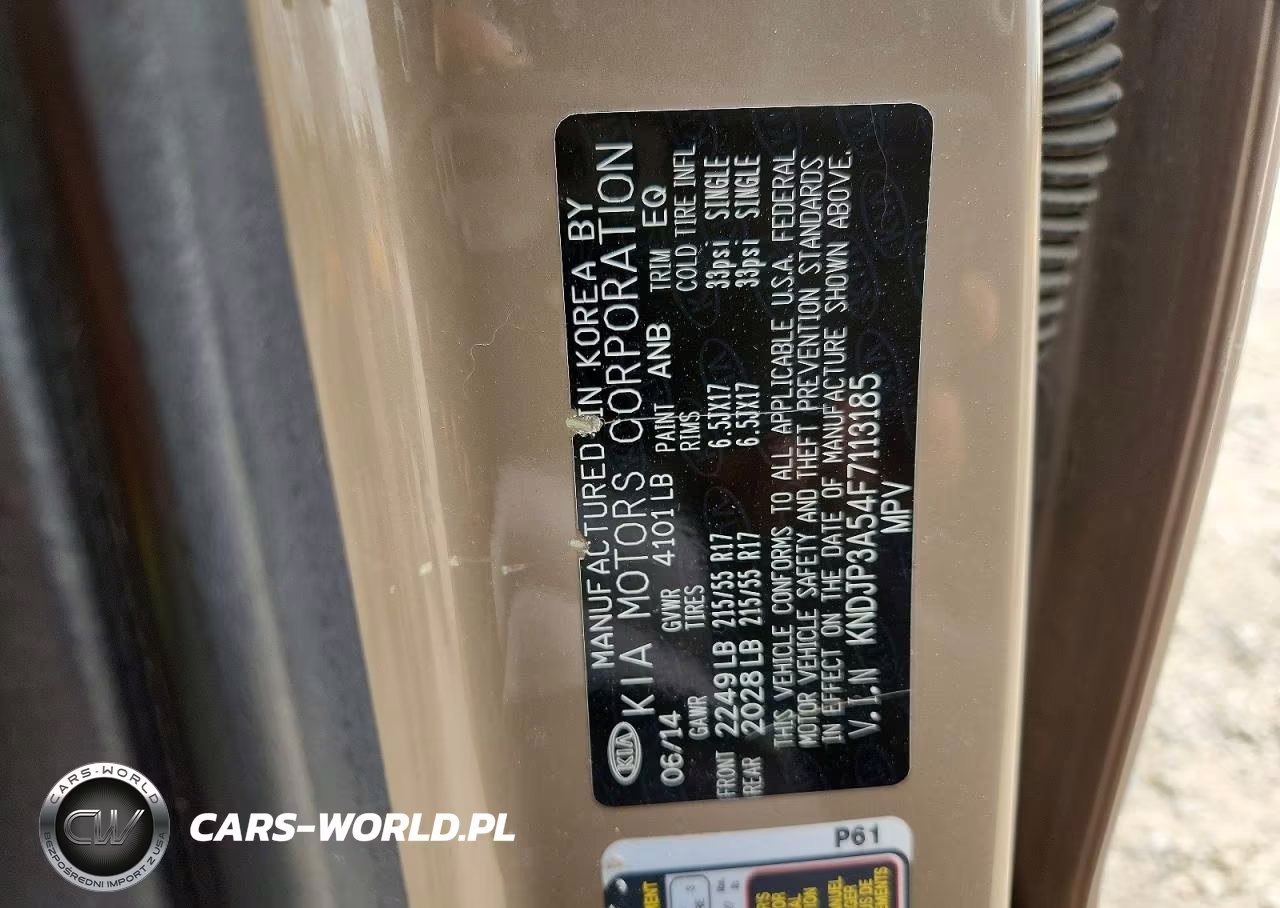 2015 Kia Soul + VIN:KNDJP3A54F7113185 - 12