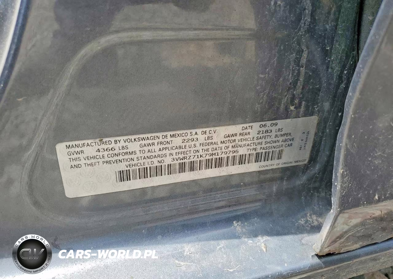 2009 Volkswagen Jetta Se VIN:3VWRZ71K79M179795 - 13