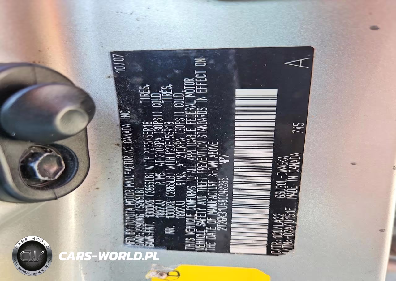 2008 Lexus Rx 350 VIN:2T2GK31U48C048285 - 13