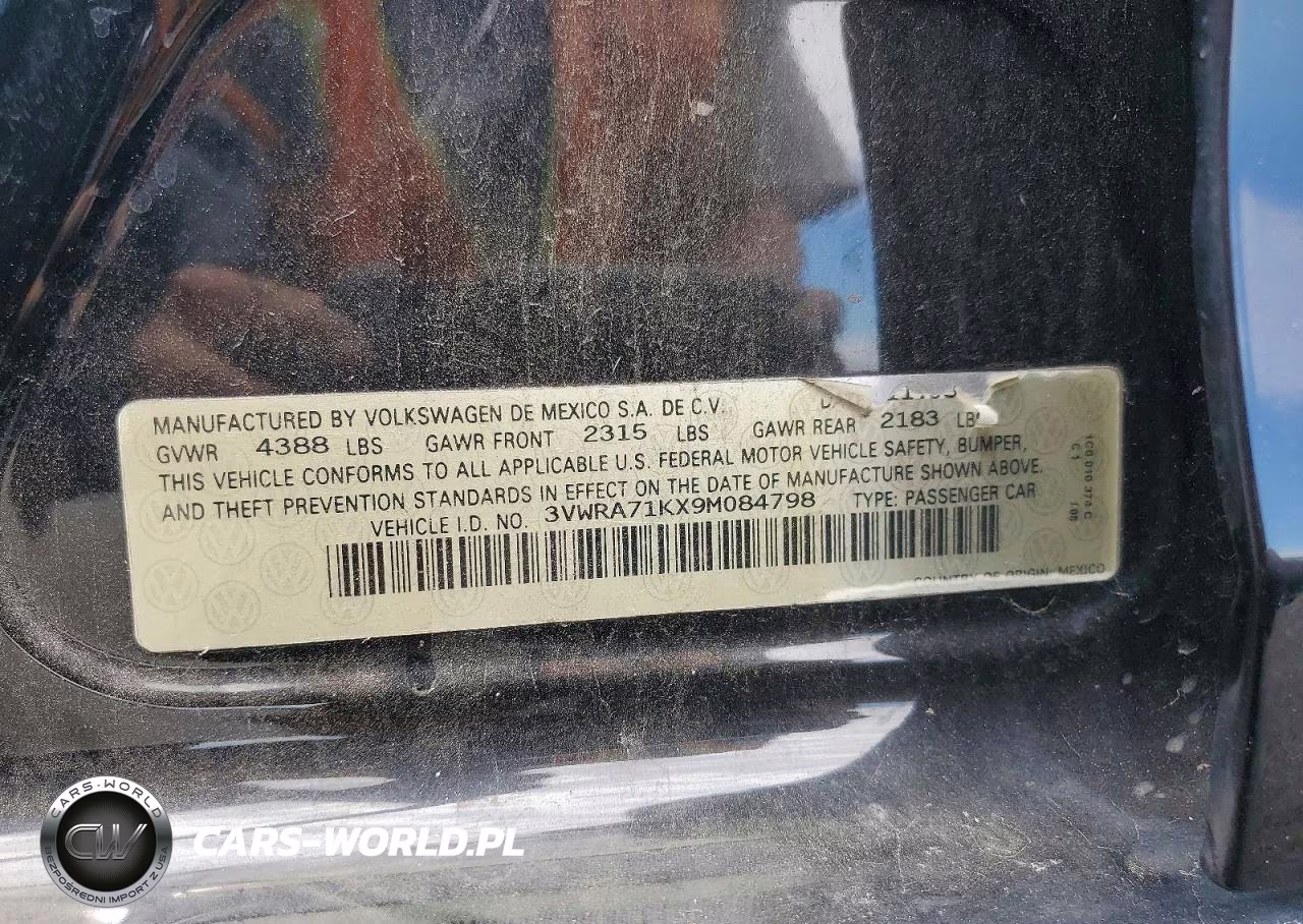 2009 Volkswagen Jetta Wolfsburg VIN:3VWRA71KX9M084798 - 12