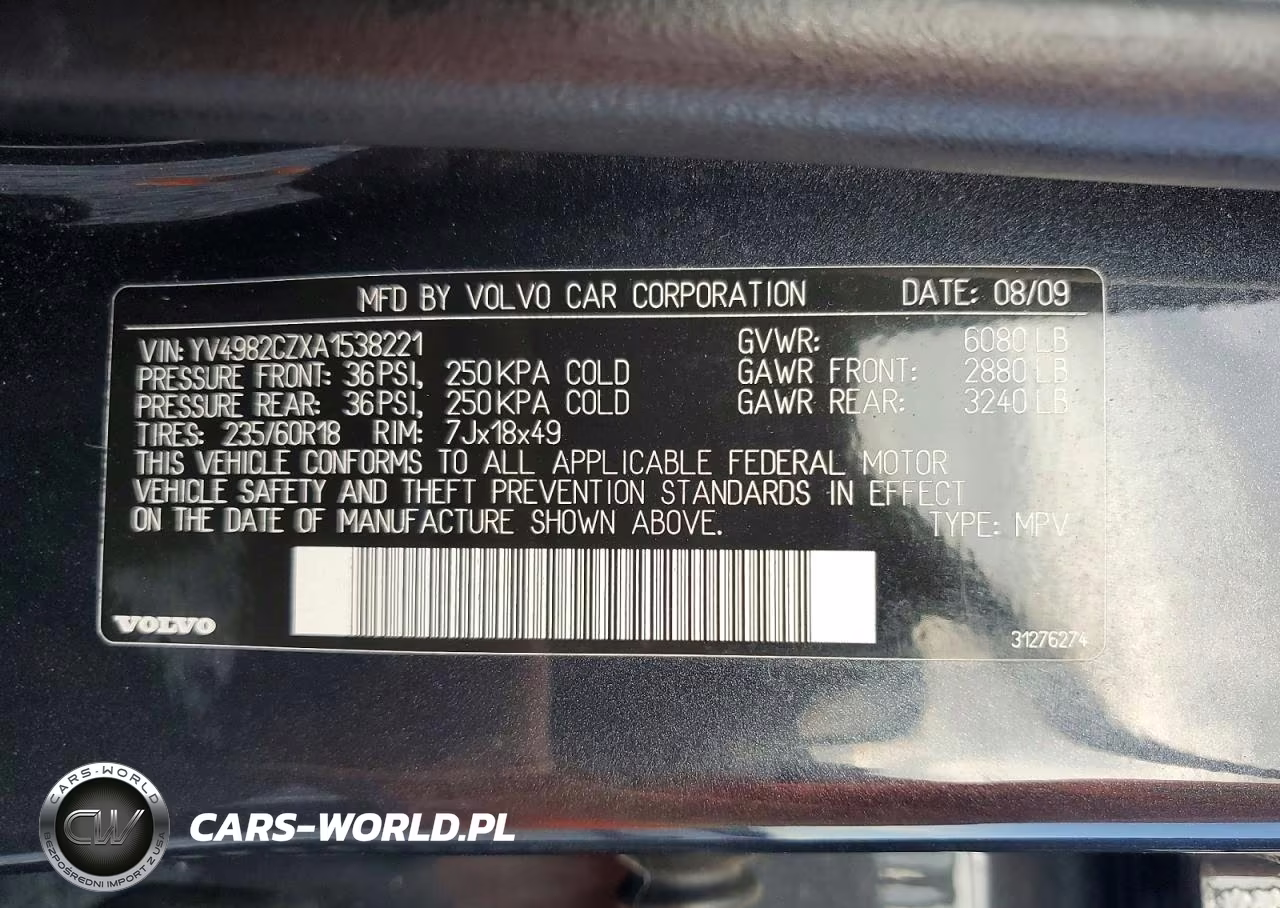 2010 Volvo Xc90 3.2 VIN:YV4982CZXA1538221 - 13