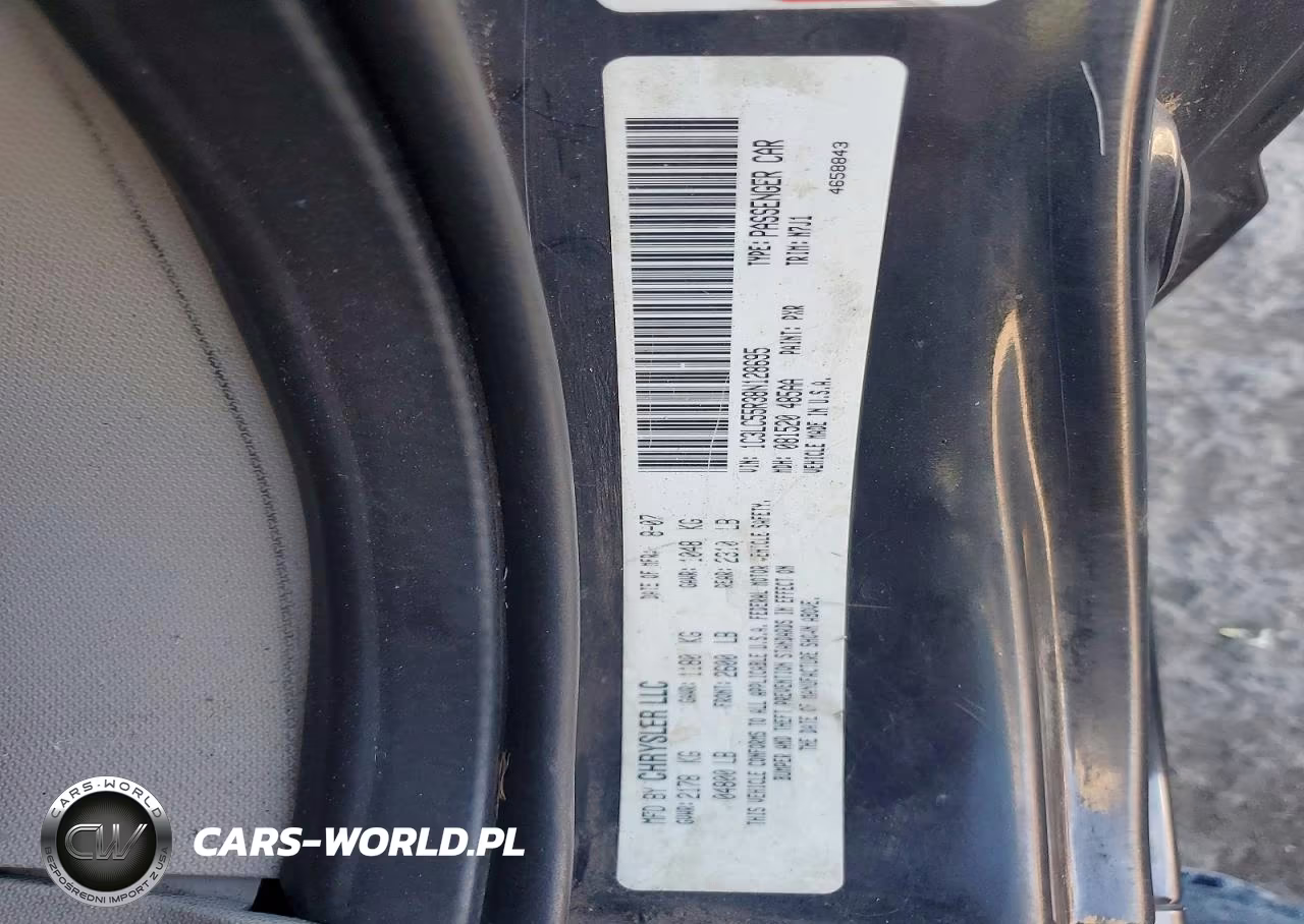 2008 Chrysler Sebring VIN:1C3LC55R38N128695 - 12