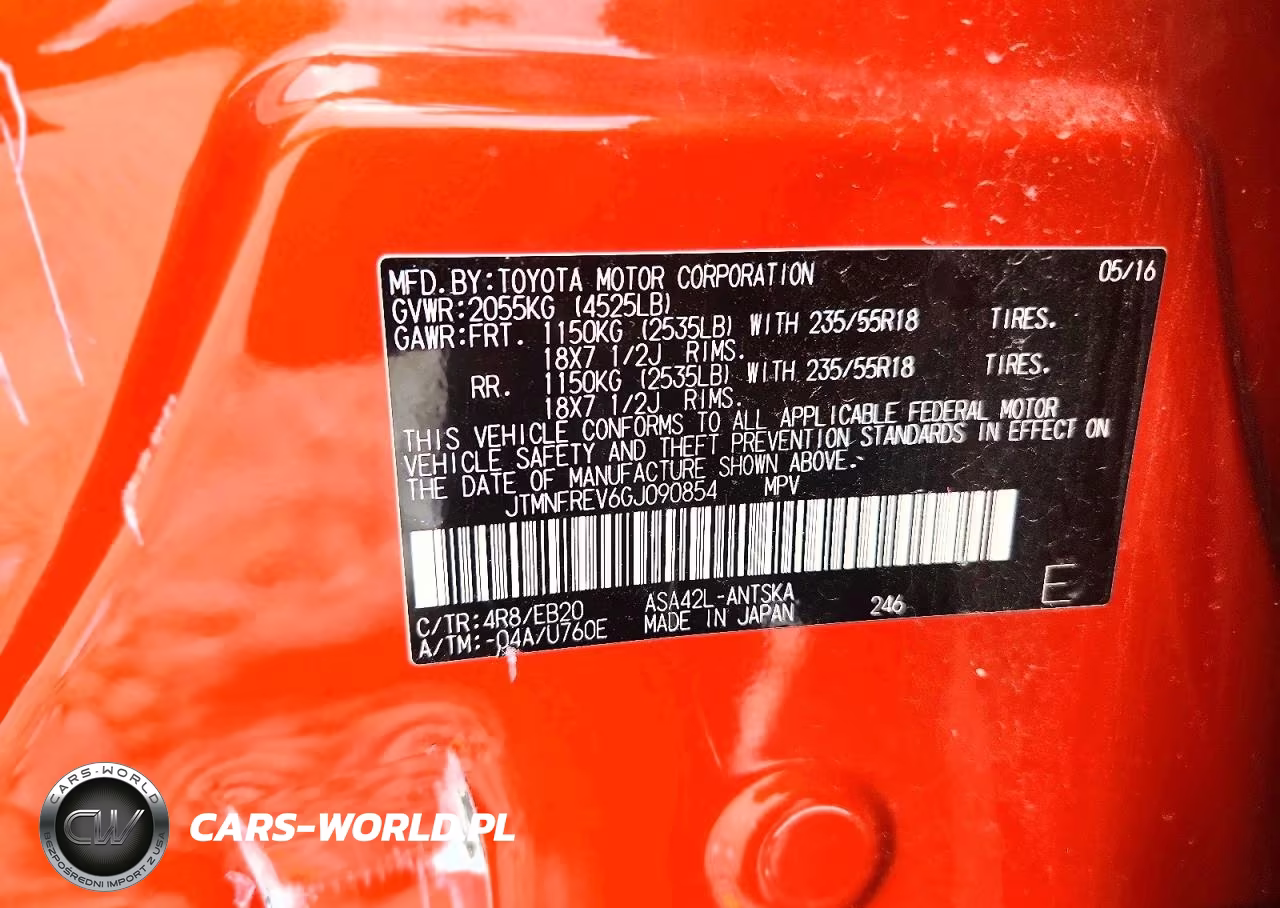2016 Toyota Rav4 Se VIN:JTMNFREV6GJ090854 - 12