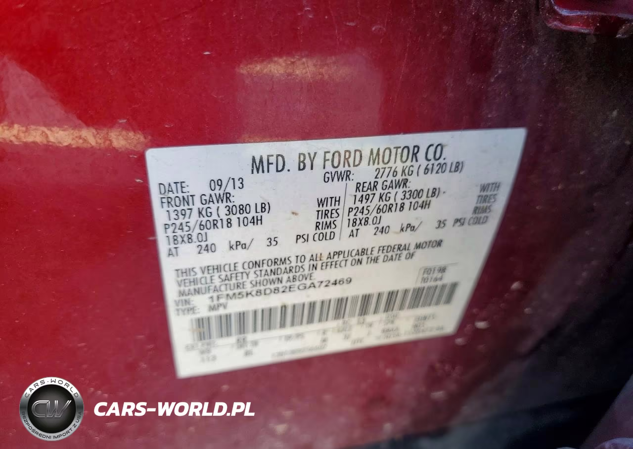 2014 Ford Explorer Xlt VIN:1FM5K8D82EGA72469 - 13