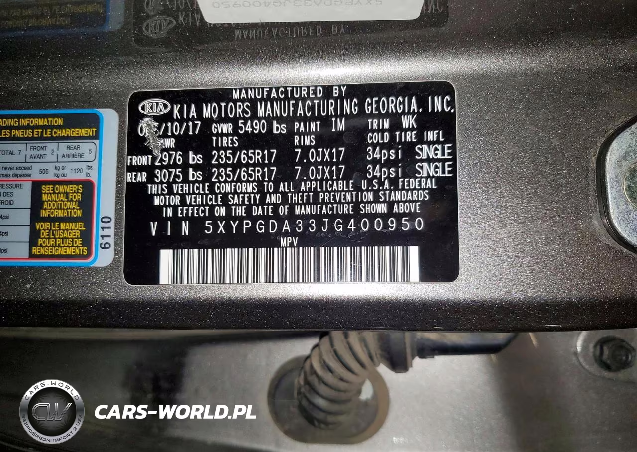 2018 Kia Sorento Lx VIN:5XYPGDA33JG400950 - 13