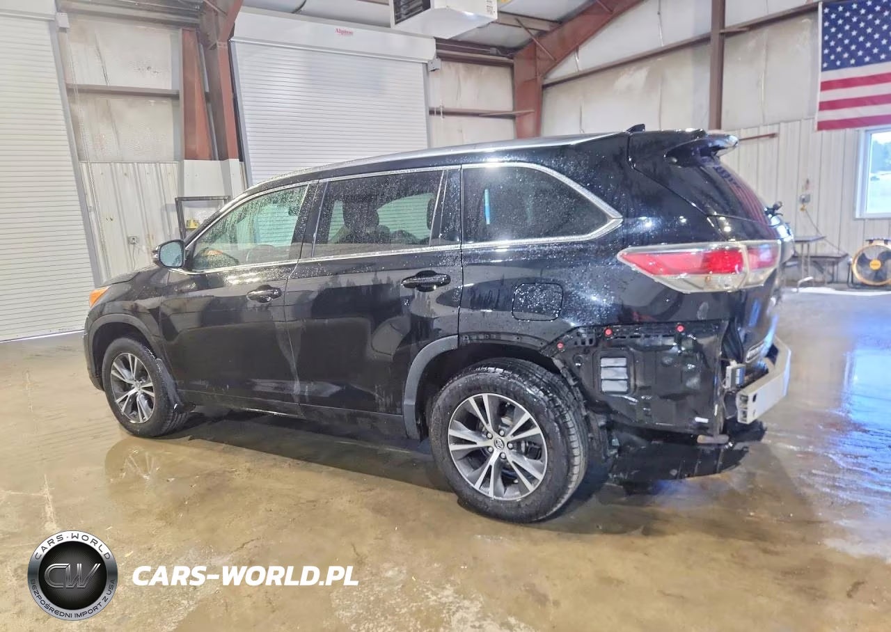 2016 Toyota Highlander Xle VIN:5TDJKRFH1GS241881 - 2