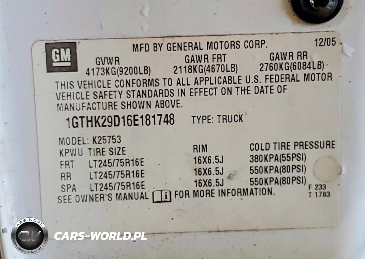 2006 GMC Sierra K2500 Heavy Duty VIN:1GTHK29D16E181748 - 12