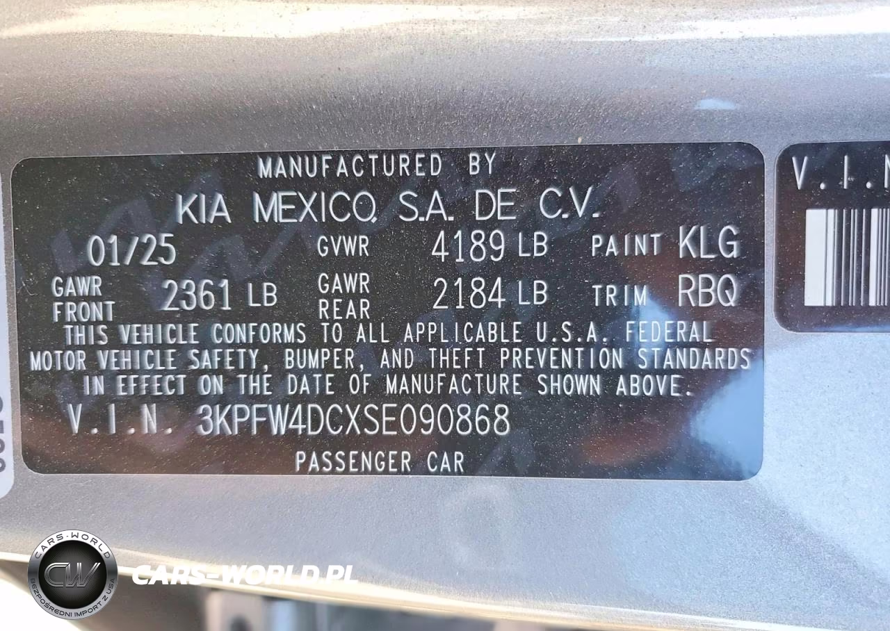 2025 Kia K4 Gt-Line Turbo VIN:3KPFW4DCXSE090868 - 13