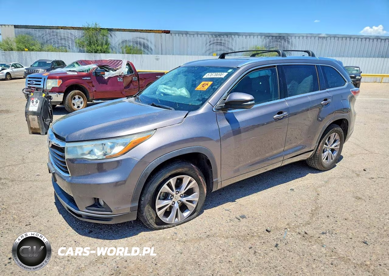 2015 Toyota Highlander Xle – zdjęcie 1 z 12