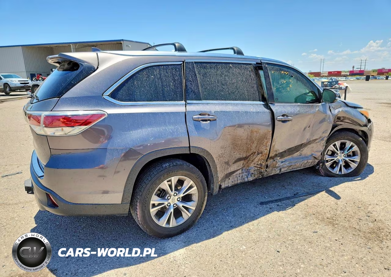 2015 Toyota Highlander Xle VIN:5TDKKRFH9FS093241 - 3