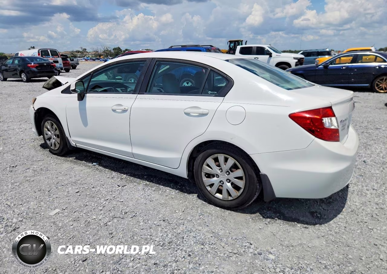 2012 Honda Civic Lx VIN:19XFB2F58CE067086 - 2