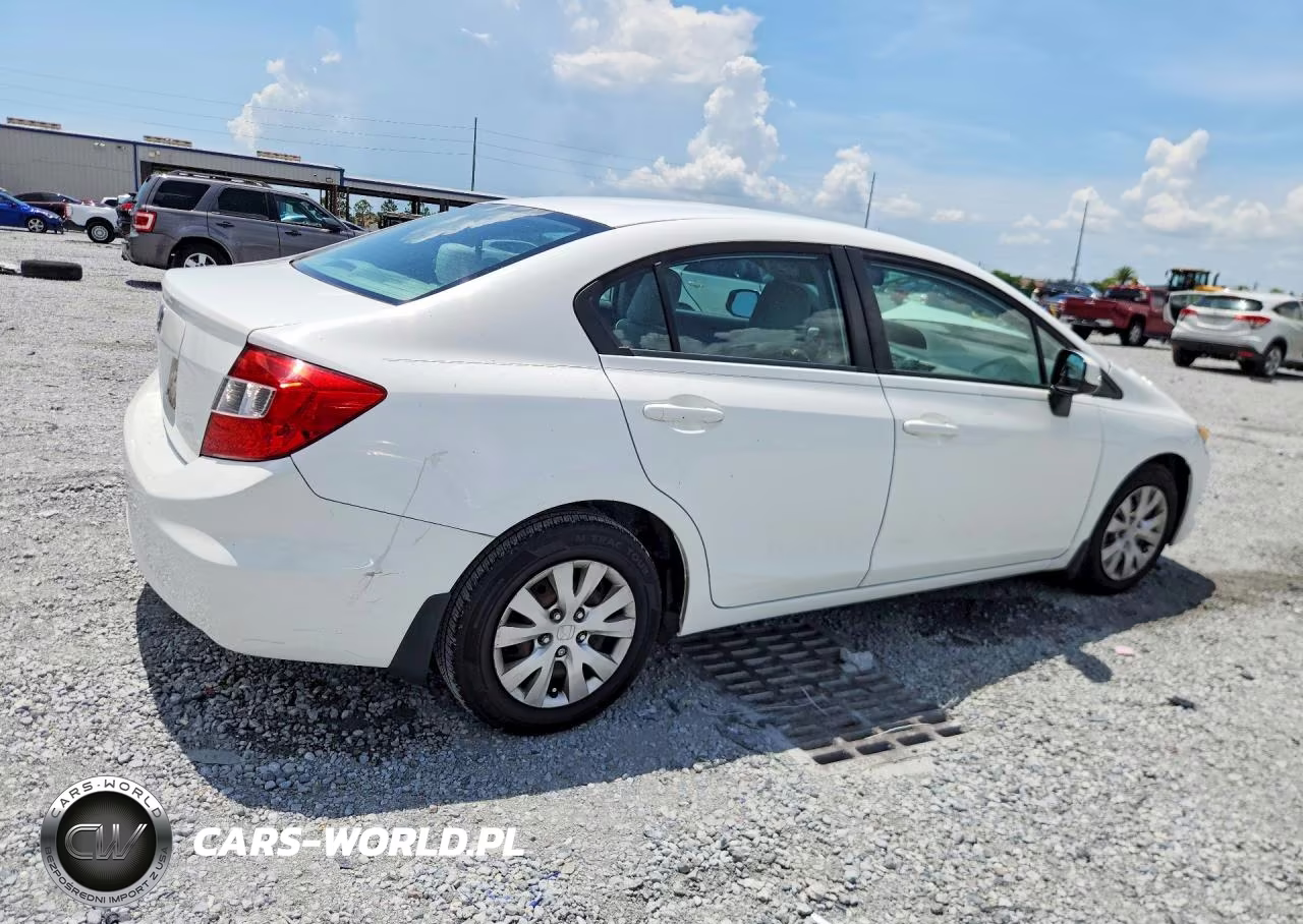 2012 Honda Civic Lx VIN:19XFB2F58CE067086 - 3