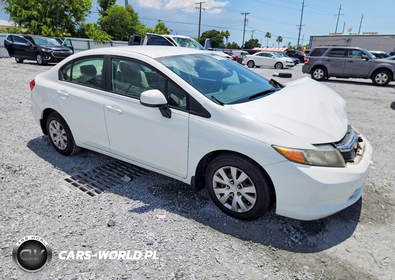 2012 Honda Civic Lx VIN:19XFB2F58CE067086 - 4