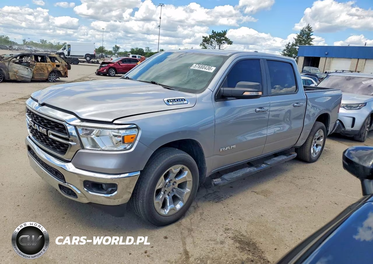 2022 Ram 1500 Big Horn VIN:1C6RRFFG1NN459530 - 1
