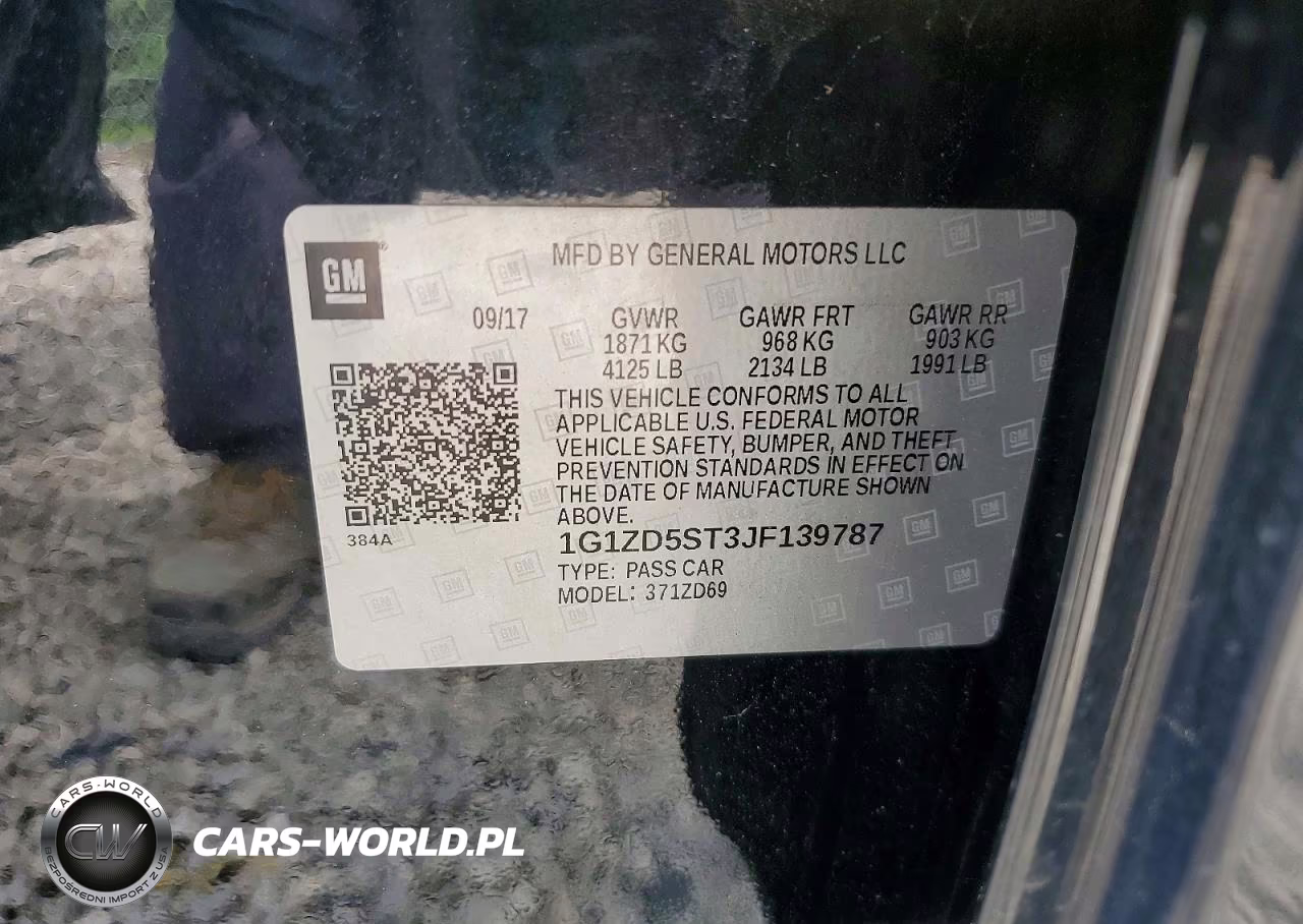 2018 Chevrolet Malibu Lt VIN:1G1ZD5ST3JF139787 - 13