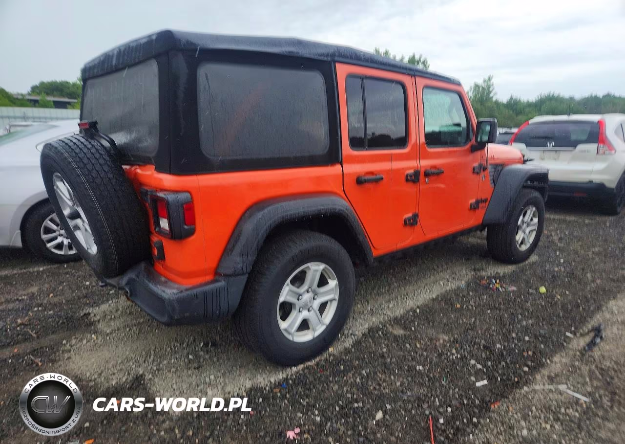 2019 Jeep Wrangler Unlimited Sport VIN:1C4HJXDG3KW691458 - 3