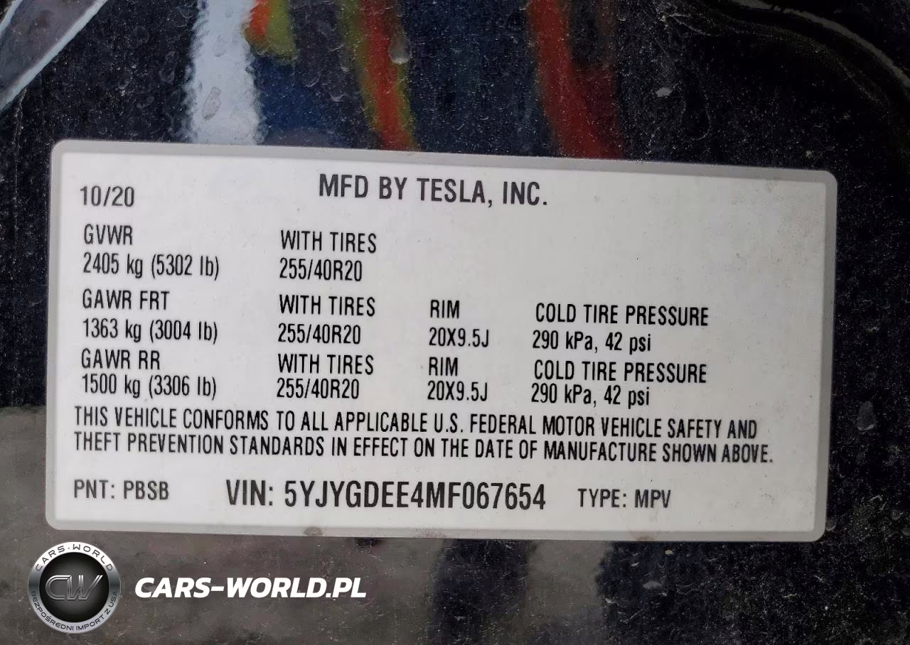 2021 Tesla Model Y VIN:5YJYGDEE4MF067654 - 13