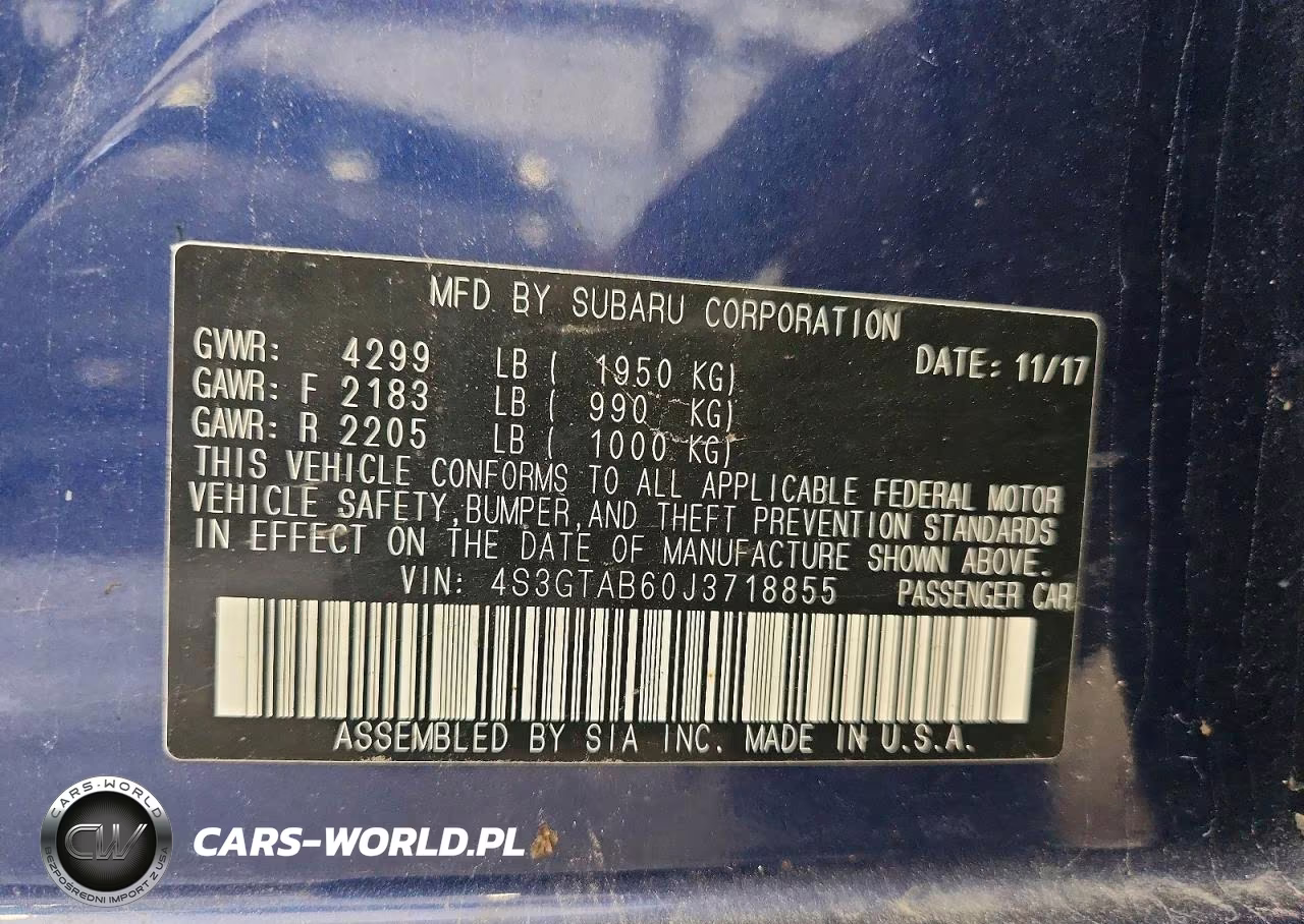 2018 Subaru Impreza Premium VIN:4S3GTAB60J3718855 - 12