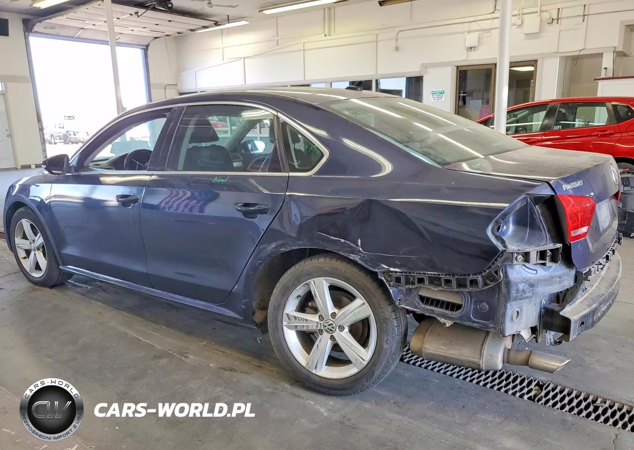 2012 Volkswagen Passat Se VIN:1VWBP7A37CC040372 - 2