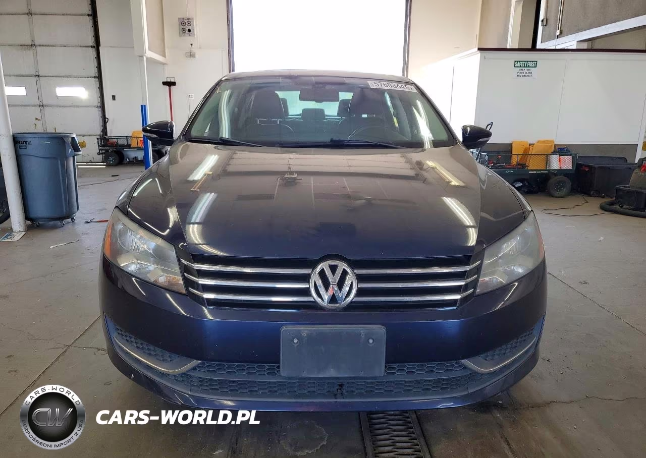 2012 Volkswagen Passat Se VIN:1VWBP7A37CC040372 - 5