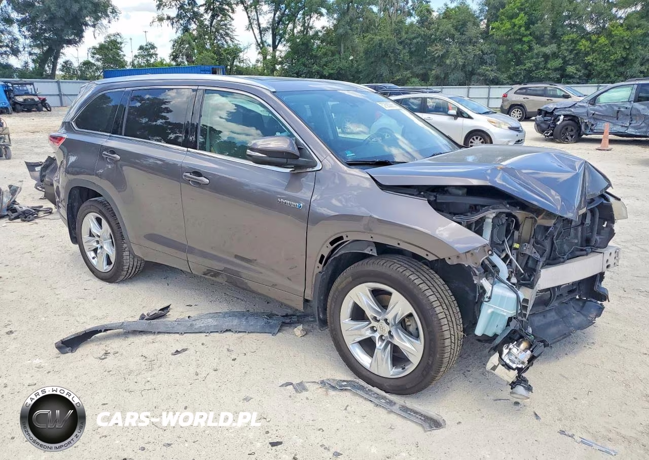 2015 Toyota Highlander Hybrid Limited Platinum VIN:5TDDCRFH8FS008489 - 4