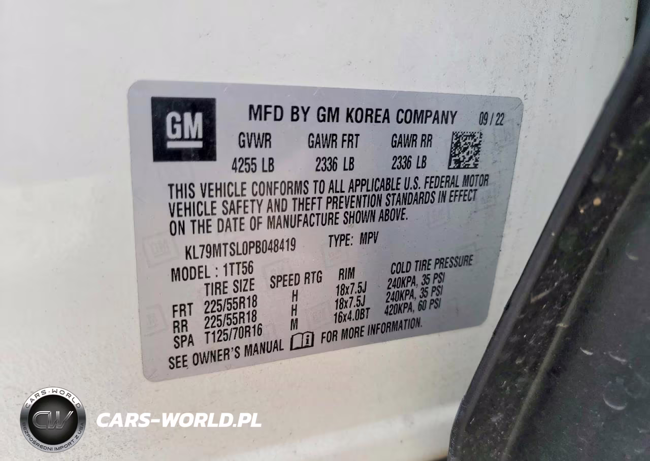 2023 Chevrolet Trailblazer Rs VIN:KL79MTSL0PB048419 - 13