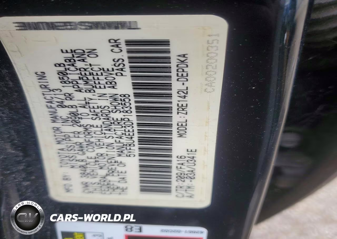 2013 Toyota Corolla L VIN:5YFBU4EE3DP183558 - 12