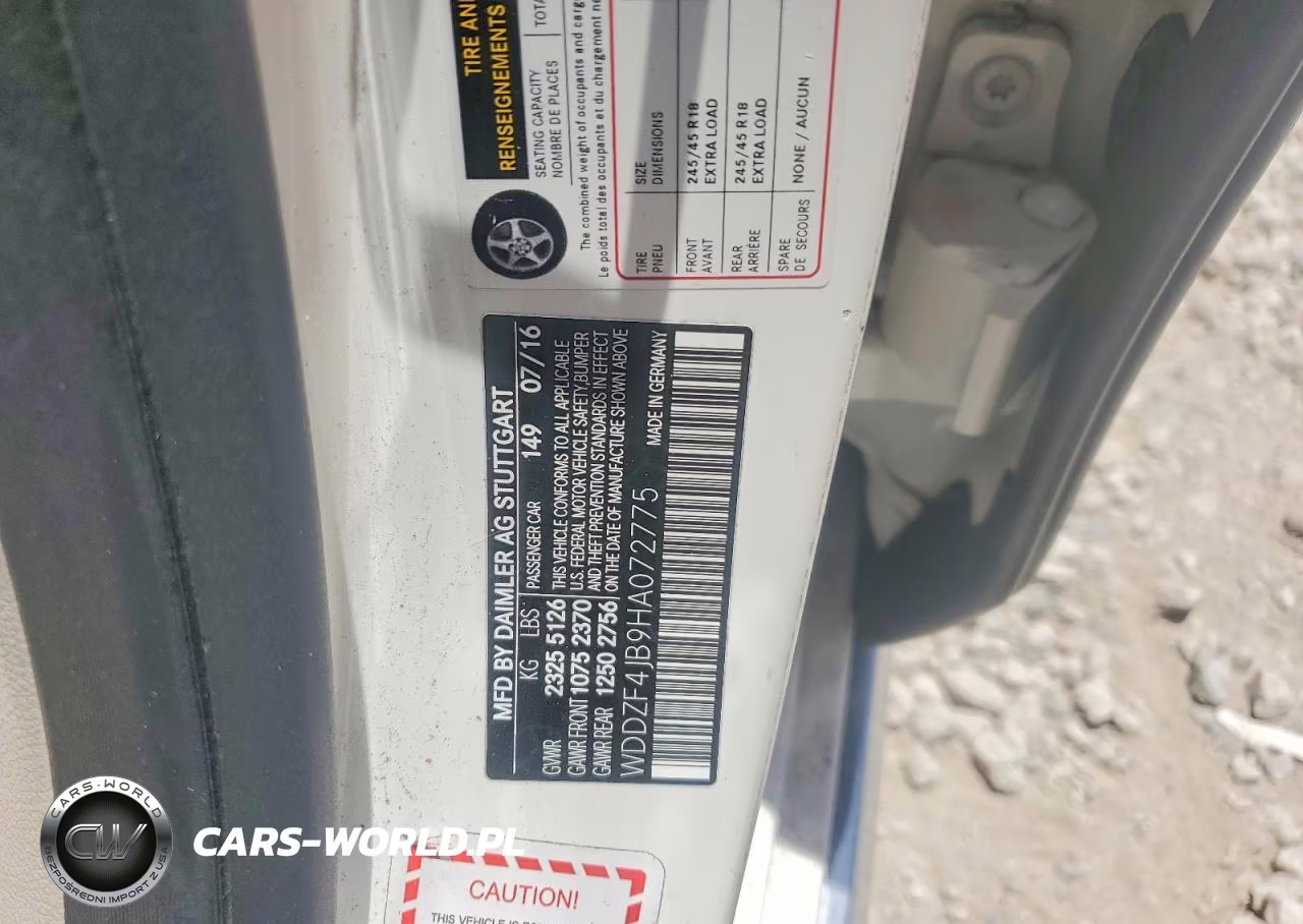 2017 Mercedes-Benz E 300 VIN:WDDZF4JB9HA072775 - 12