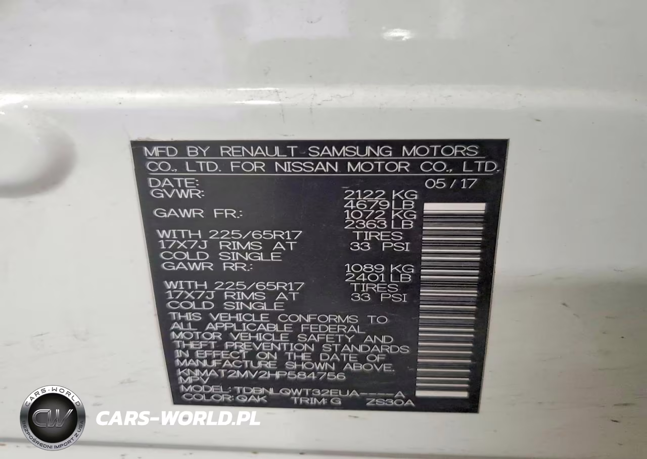 2017 Nissan Rogue Sv VIN:KNMAT2MV2HP584756 - 13