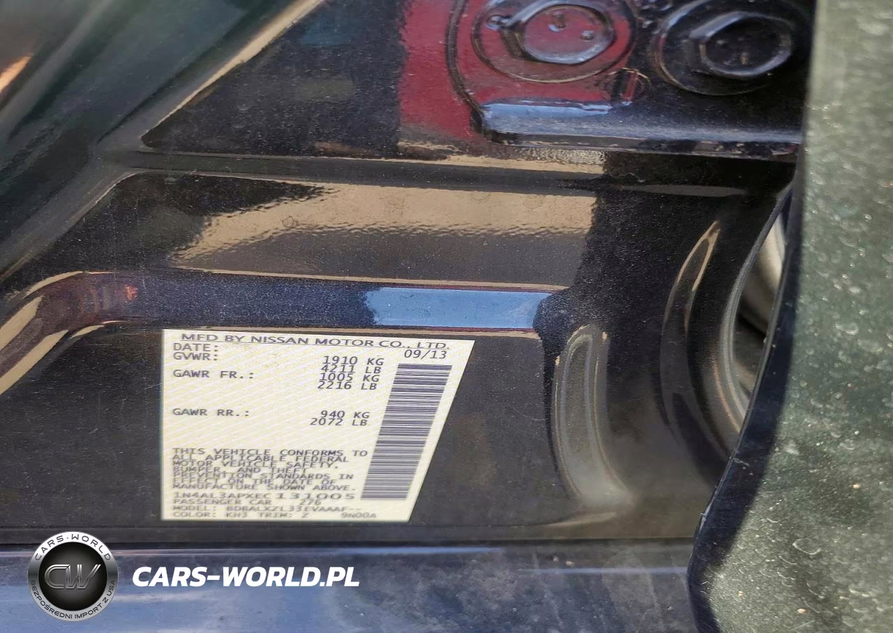 2014 Nissan Altima 2.5 Sl VIN:1N4AL3APXEC131005 - 12