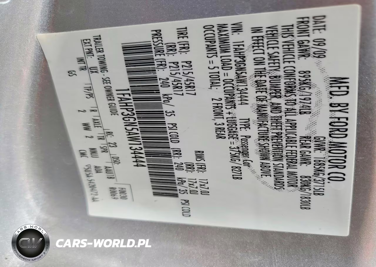 2010 Ford Focus S VIN:1FAHP3GN5AW134444 - 12