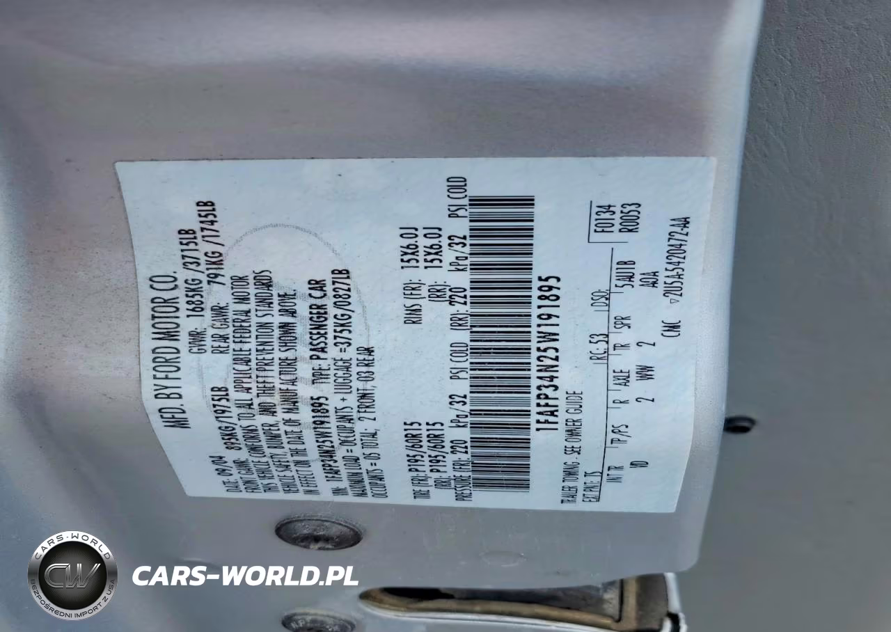 2005 Ford Focus Zx4 VIN:1FAFP34N25W191895 - 12