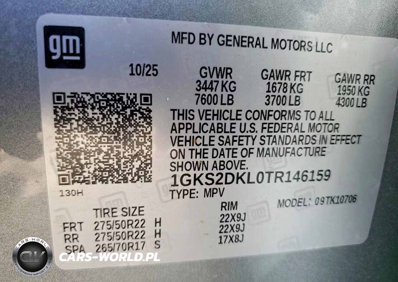 2026 GMC Yukon Denali VIN:1GKS2DKL0TR146159 - 14