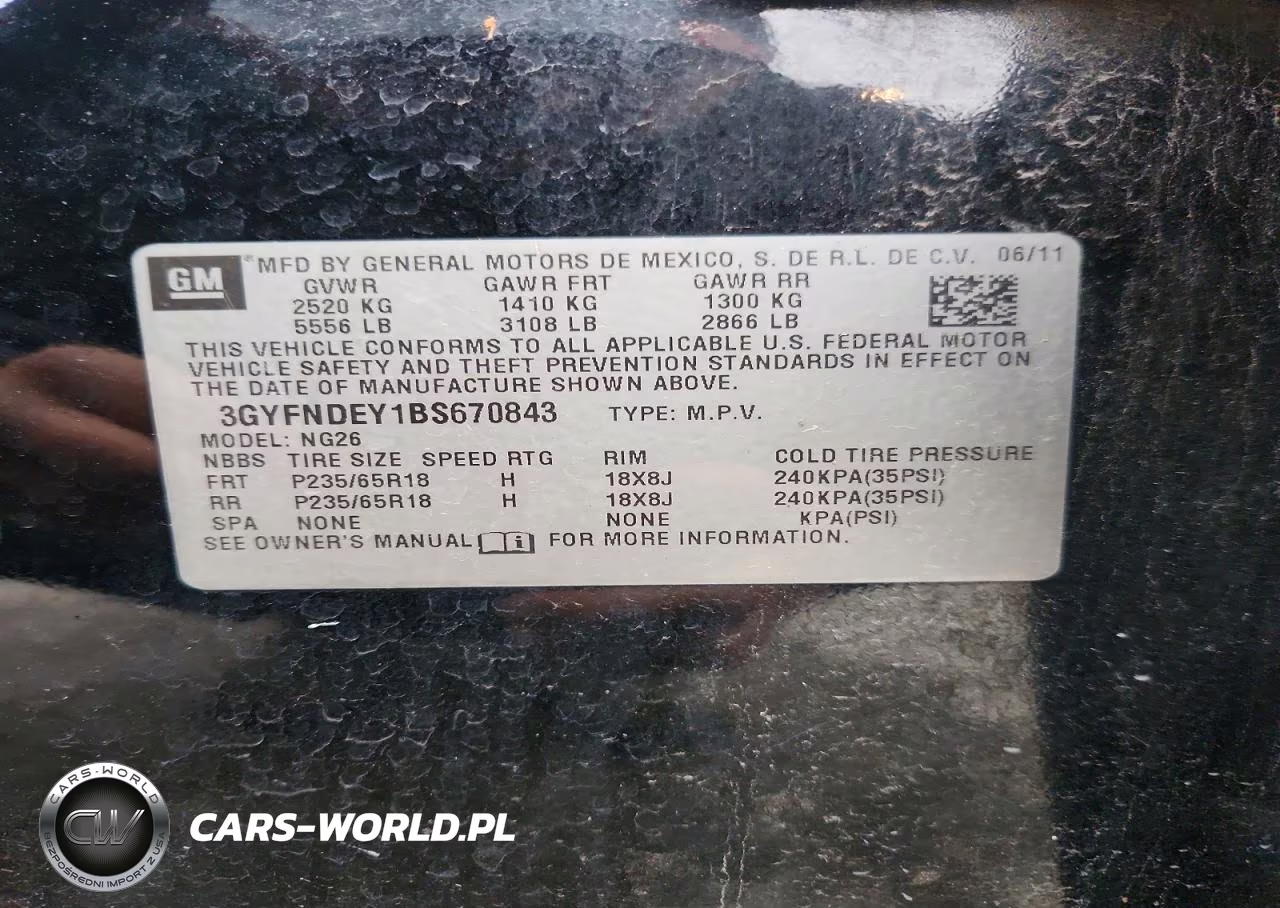 2011 Cadillac Srx Luxury Collection VIN:3GYFNDEY1BS670843 - 13