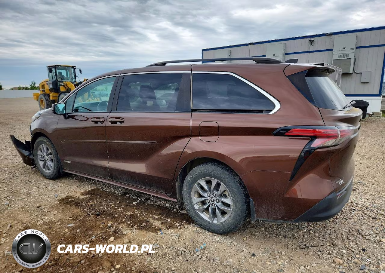 2021 Toyota Sienna Le VIN:5TDKRKEC7MS023033 - 2