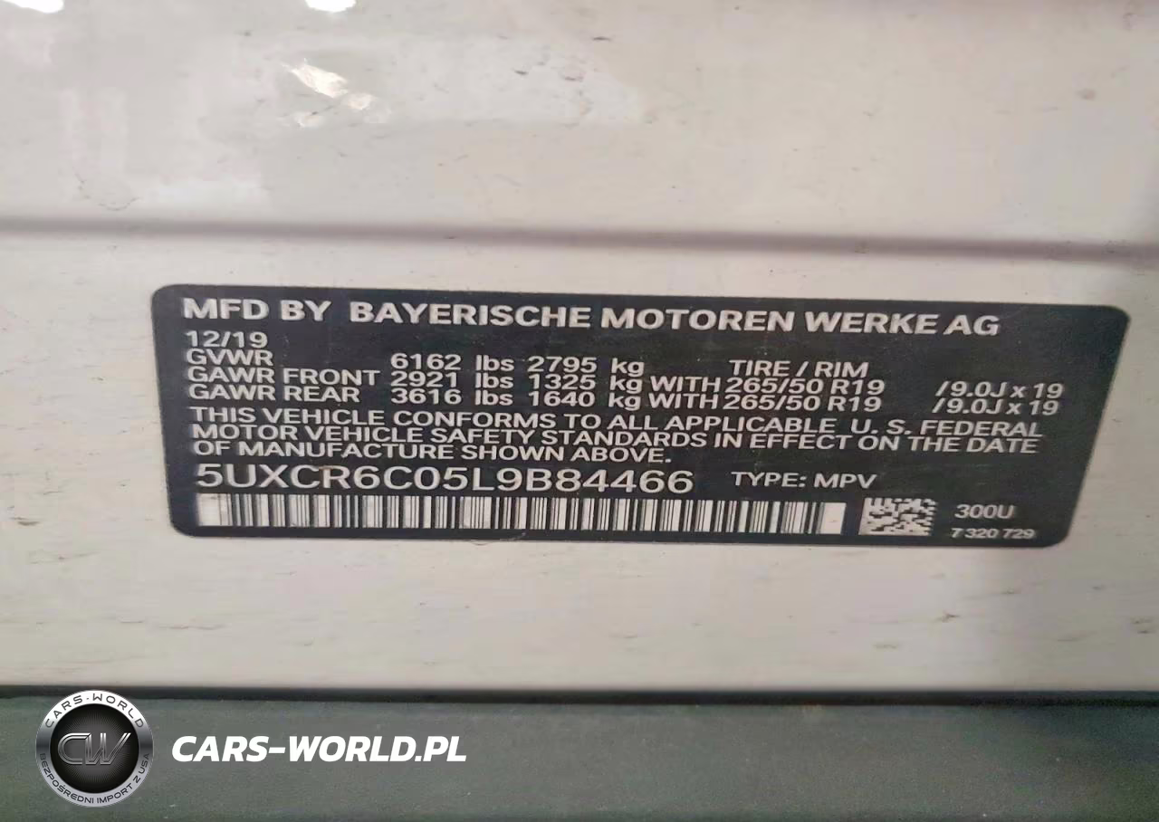 2020 BMW X5 xDrive40I VIN:5UXCR6C05L9B84466 - 13