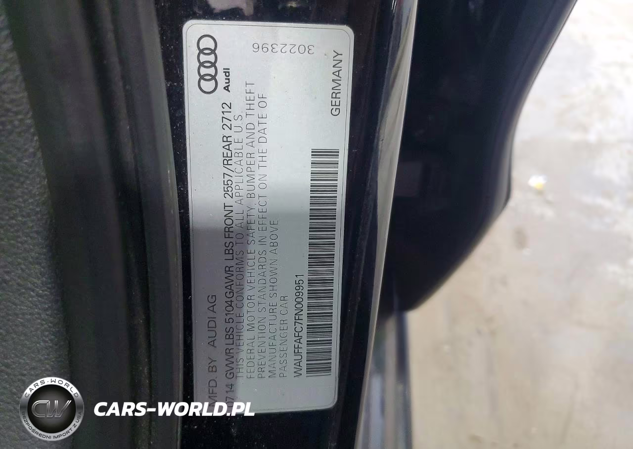 2015 Audi A6 Premium VIN:WAUFFAFC7FN009951 - 12